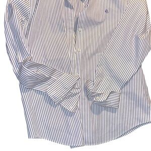 Lauren Ralph Lauren Navy and White Striped Shirt
